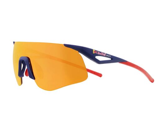 Sonnenbrille Red Bull SPECT - MARK - Blue/Brown - Red Mirror