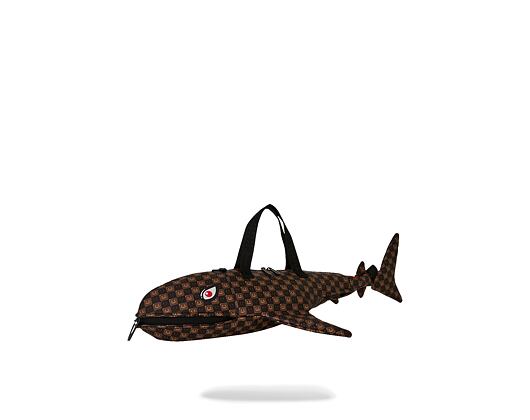 Tasche Sprayground - Sharks In Paris Wtf Bubble Brown Check Shark Duffle