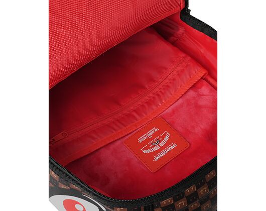 Rucksack Sprayground - Sharks In Paris Wtf Bubble Brown Check Backpack