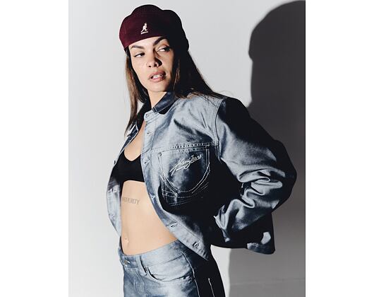 Jeansjacke Karl Kani - Kani Jeans Cropped Silver Denim Jacket