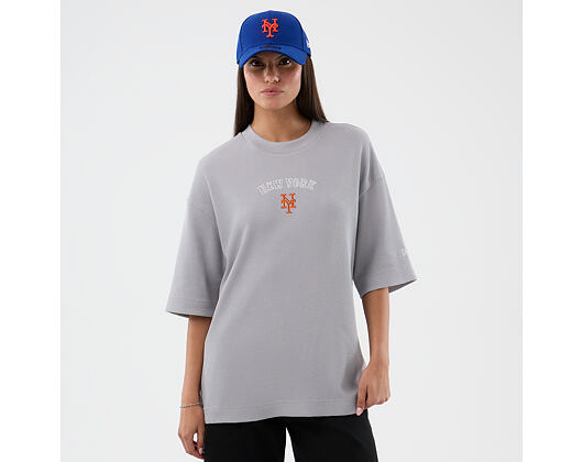 T-Shirt New Era - MLB Waffle Box Tee - NY Mets - Grey