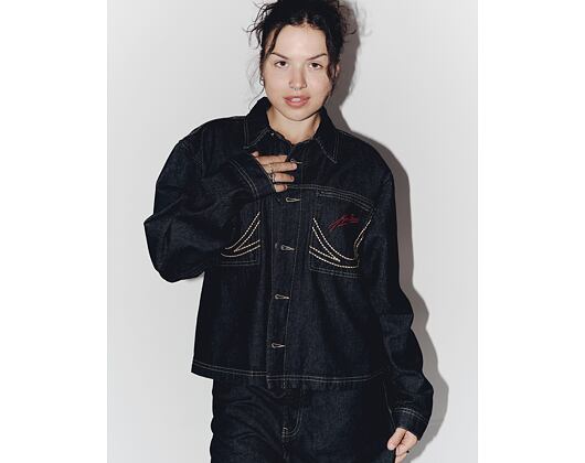 Jeansjacke Karl Kani - Kani Jeans Cropped Rinsed Denim Jacket