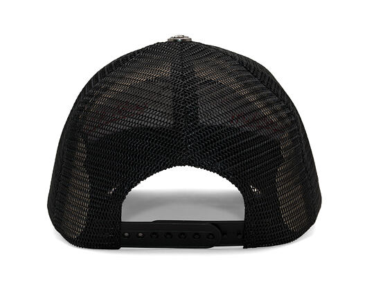 Kappe Ed Hardy - Unisex Live Fast Love Hard 5 Panel Trucker Cap - Black