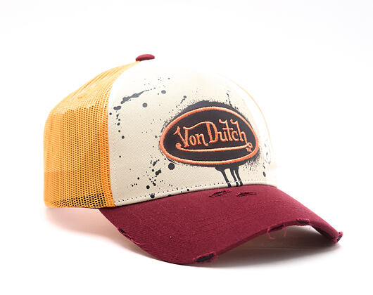 Kappe Von Dutch - Baseball - Print & Embroidery - Red / Yellow