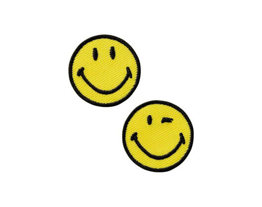 Bügelbild Monoquick - Smajlíci Smiley 3 cm
