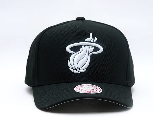 Kappe Mitchell & Ness - NBA 404 Club Neon Pro Snapback - Miami Heat - Black