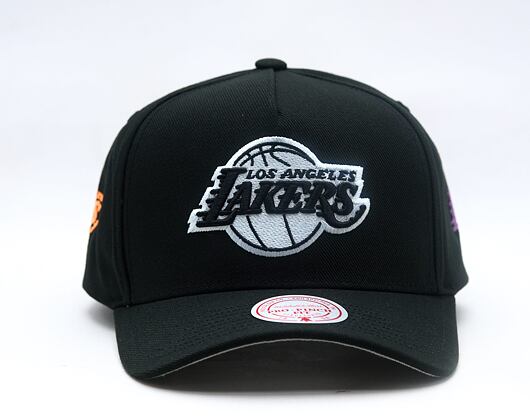 Kappe Mitchell & Ness - NBA 404 Club Neon Pro Snapback - Los Angeles Lakers - Black