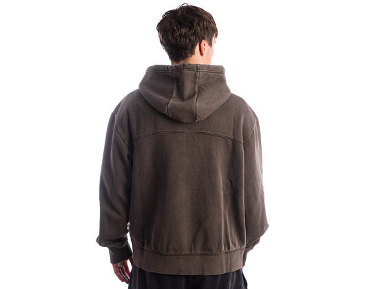 Pullover Champion - Washed Black Hoodie Full Zip Sweatshirt