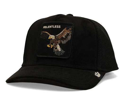 Kappe Goorin - Suede Represent Eagle Trucker - Black