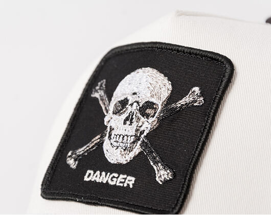 Kappe Goorin - Danger Skull And Crossbones - Dust / Black