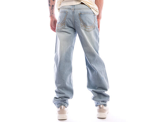Hose Karl Kani - OG Distressed Straight Leg Jeans - Blue