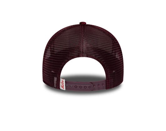 Kappe New Era - Branded Cord Visor 9FORTY A-Frame Trucker - Maroon / Stone