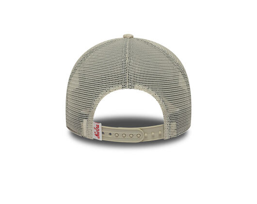 Kappe New Era - Branded Cord Visor 9FORTY A-Frame Trucker - Navy / Stone