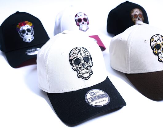 Kappe New Era - Branded Skull Pack 9FORTY - Black