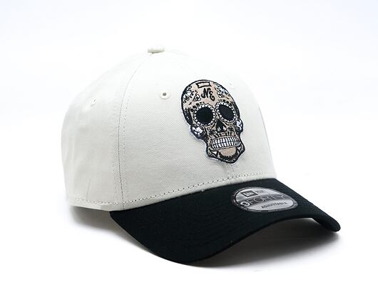 Kappe New Era - Branded Skull Pack 9FORTY - Ivory / Black