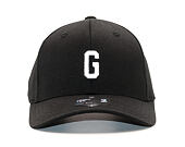 Kappe State of WOW ALPHABET - Golf Baseball Cap Crown 2 Black/White Strapback