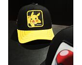 Kappe Capslab Trucker - Pokémon - Pikachu - Black / Yellow