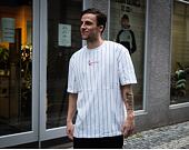 T-Shirt Karl Kani - Small Signature Pinstripe Tee - White/Black