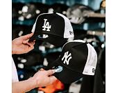 Kappe New Era - MLB Clean 9FORTY Trucker - LA Dodgers - Black / White