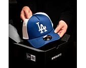 Kappe New Era - MLB Clean 9FORTY Trucker - LA Dodgers - Light Royal / White