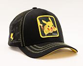 Kappe Capslab - Trucker Pokémon - Pikachu - Black / Black