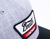 Kappe Brixton Linwood C Netplus MP Snapback - Heather Grey/Black