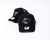 Kappe New Era - NBA Black on Black 9FORTY Trucker - LA Lakers - Black