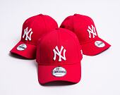 Kappe New Era - MLB Essential 9FORTY - NY Yankees - Scarlet / White