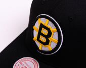 Kappe Mitchell & Ness - Team Ground 2.0 Pro Snapback - Boston Bruins - Black
