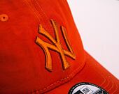 Kappe New Era 9TWENTY MLB Multi Texture  - NY Yankees - Rust Orange