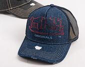 Kappe Von Dutch Trucker Fargo Cotton Denim Denim/Navy
