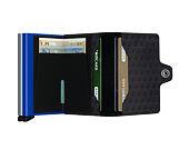 Geldbörse Secrid Twinwallet Optical Titanium-Blue