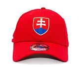 Kappe New Era 9FORTY National Team - Slovakia Scarlet