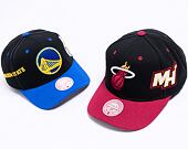 Kappe Mitchell & Ness Overbite Pro Snapback Miami Heat Black