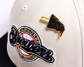 Kappe New Era 59FIFTY Low Profile "Melted Cream" Pin - Milwaukee Brewers - Cream