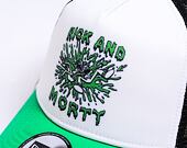 Kappe New Era 9FORTY A-Frame Trucker Character Trucker Rick and Morty - Sour Green