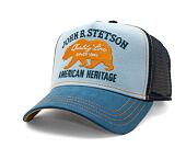 Kappe Stetson - Trucker Cap Bear - Light Blue/Blue