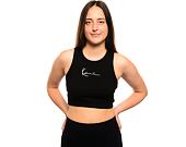 Damen Tanktop Karl Kani Small Signature Essential Racer Rib Top black