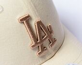 Damen Kappe New Era - 9FORTY League Essential - LA Dodgers - Beige / Camel