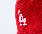 Damen Kappe New Era - 9FORTY Cord - LA Dodgers - Rust / Fondant Pink