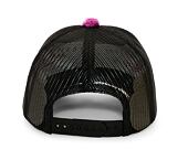 Kappe Reflection Luxury Fuzzy Trucker Trauben Lila
