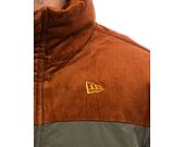 Jacke New Era - Canvas Puffer - New Olive / Brown