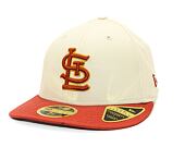 Kappe New Era - 59FIFTY Low Profile "Late Fall Vibes" - St. Louis Cardinals - Cream / Rust