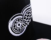 Kappe Mitchell & Ness - Evergreen Black White Snapback Vntg - Detroit Red Wings - Black