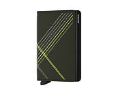 Geldbörse Secrid Slimwallet Stitched Lime