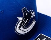 Kappe Fanatics - Vancouver Canucks - A/CAP Str Mid Crn Adj Sqv Sbk - Blue Cobalt