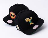 Kappe Mitchell & Ness - Shine On Snapback Hwc - Milwaukee Bucks - Black