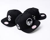 Kappe Mitchell & Ness - Evergreen Black/White Snapback - Golden State Warriors - Black