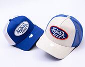 Kappe Von Dutch - Trucker Boston - Caps - Suede - Blue/ Cream