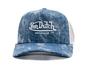 Kappe Von Dutch - Trucker Newark - Caps - Cot Twill Denim - Silver